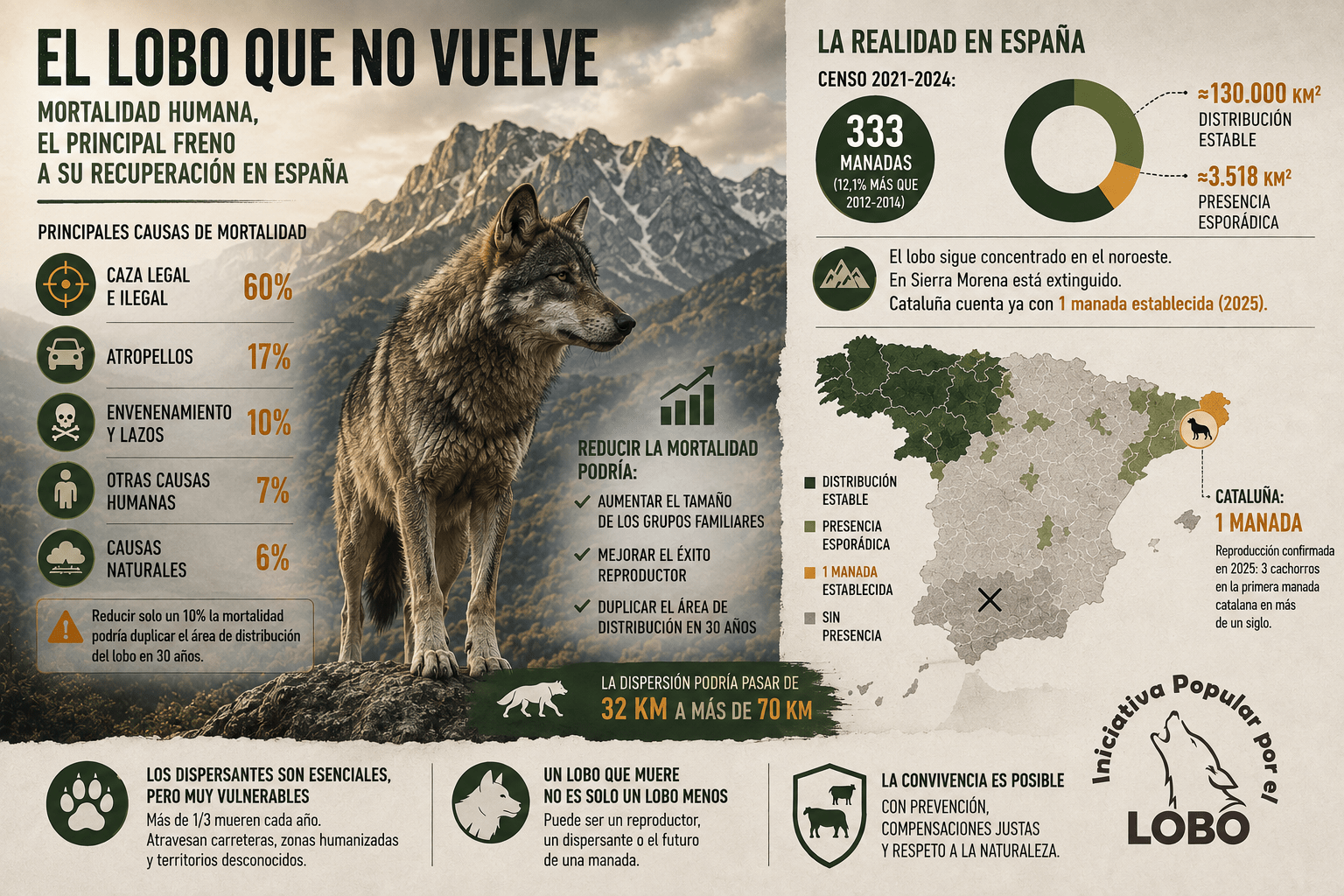El lobo que no vuelve