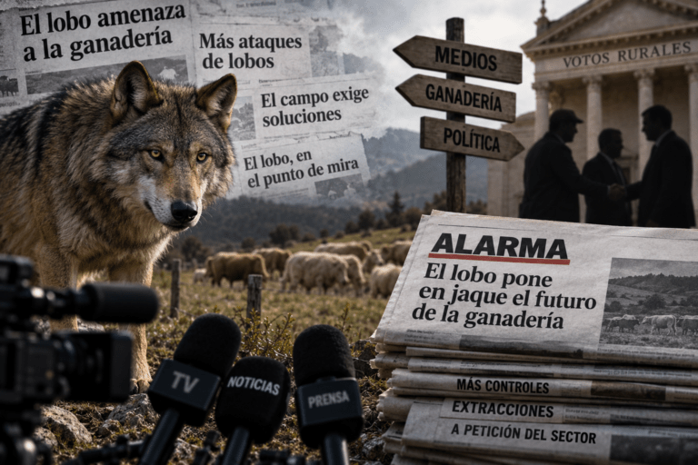 El lobo en las noticias. ¿Información o manipulación? El lobo en las noticias
