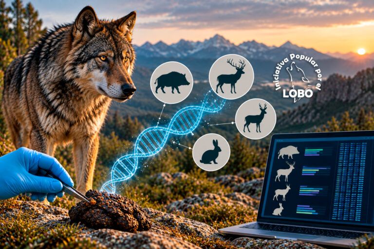 ¿Qué come realmente el lobo ibérico? El ADN oculto en sus heces permite descubrirlo